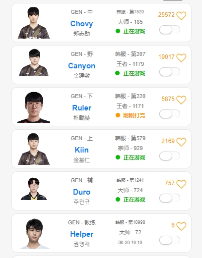 打什么排位就得斗魂！GEN五名选手在美服沉迷斗魂竞技！