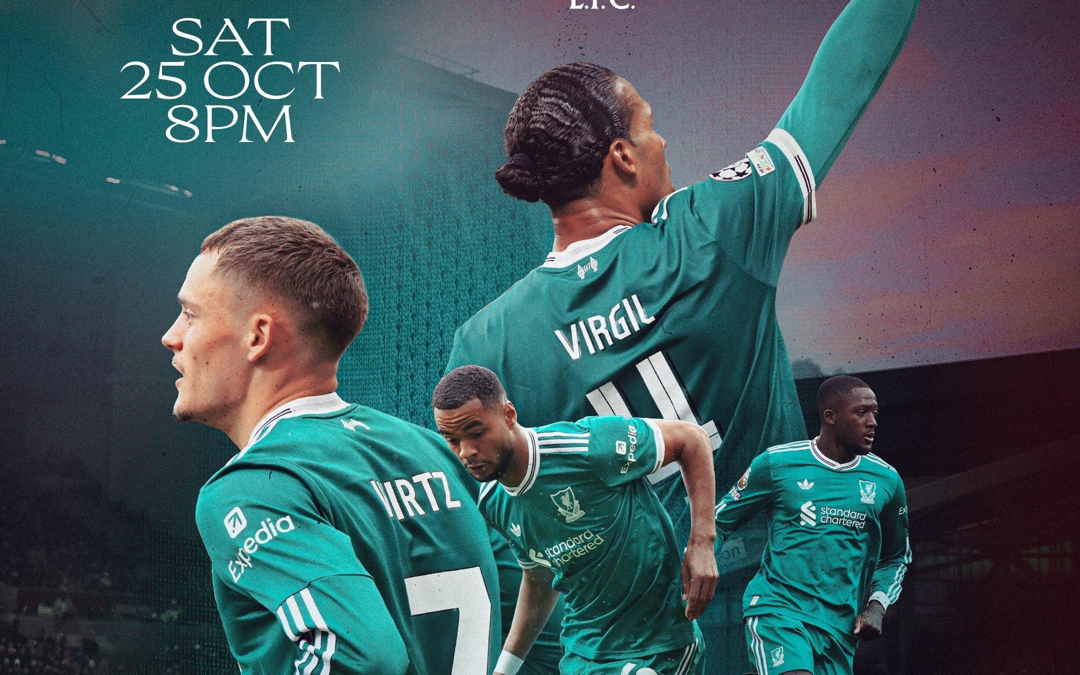 能否斩获英超首球利物浦对布伦特福德海报：维尔茨领衔出镜