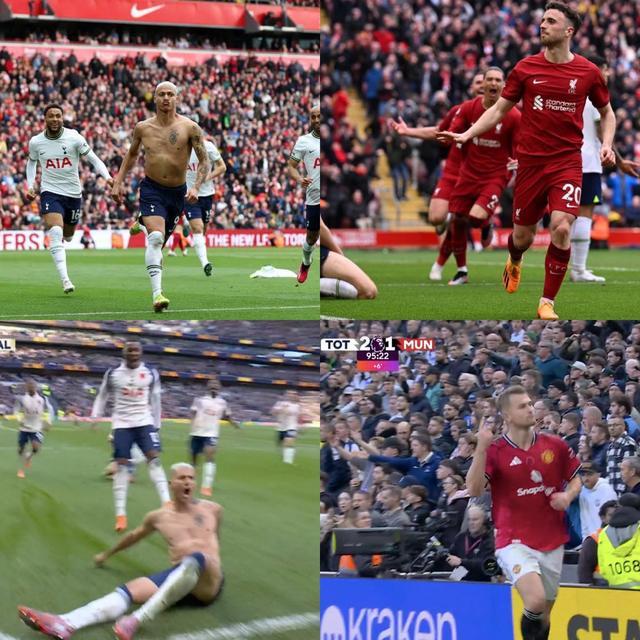 尴尬，里沙利松上次脱衣庆祝被利物浦绝杀，这次被曼联绝平