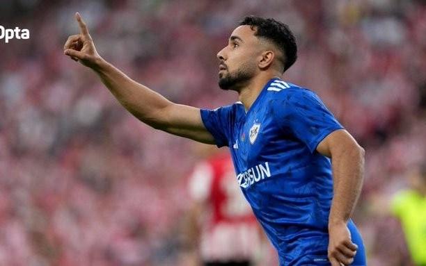 卡拉巴赫前锋在3场欧战第1分钟进球,成历史首位达此成就的球员