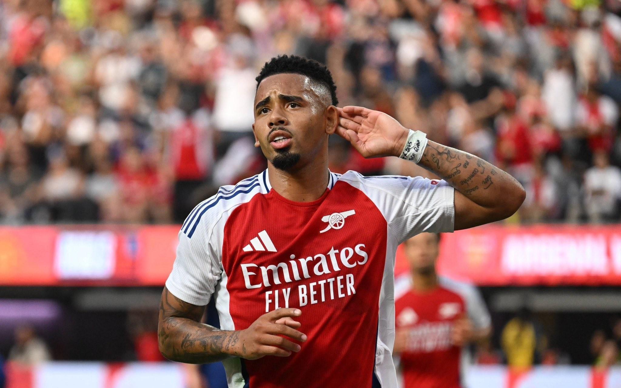 邮报：阿森纳有意在冬窗听取热苏斯、马丁内利等四名球员报价