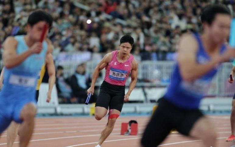 苏炳添“最后一舞”，广东队以0.03秒之差错过领奖台