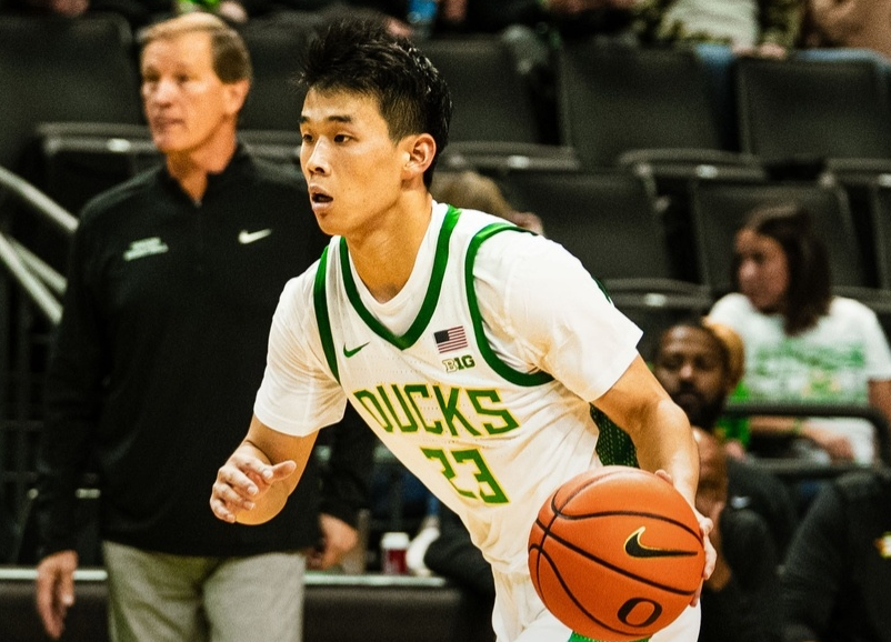 林葳NCAA首秀：首发10+4+2+1+0失误率俄勒冈大学20分大胜