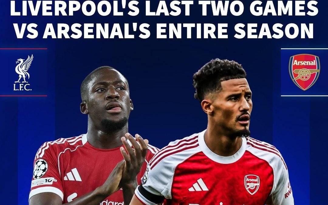 利物浦近两场比赛丢7球，与阿森纳本