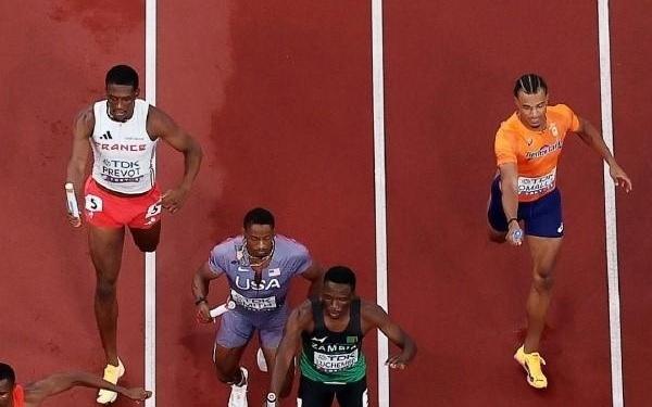 田径世锦赛男子接力判罚：美国、肯尼