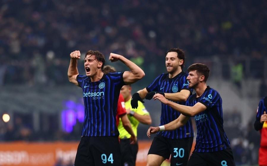 打进生涯意杯首球，皮奥成为国米队内首位四项赛事破门的球员