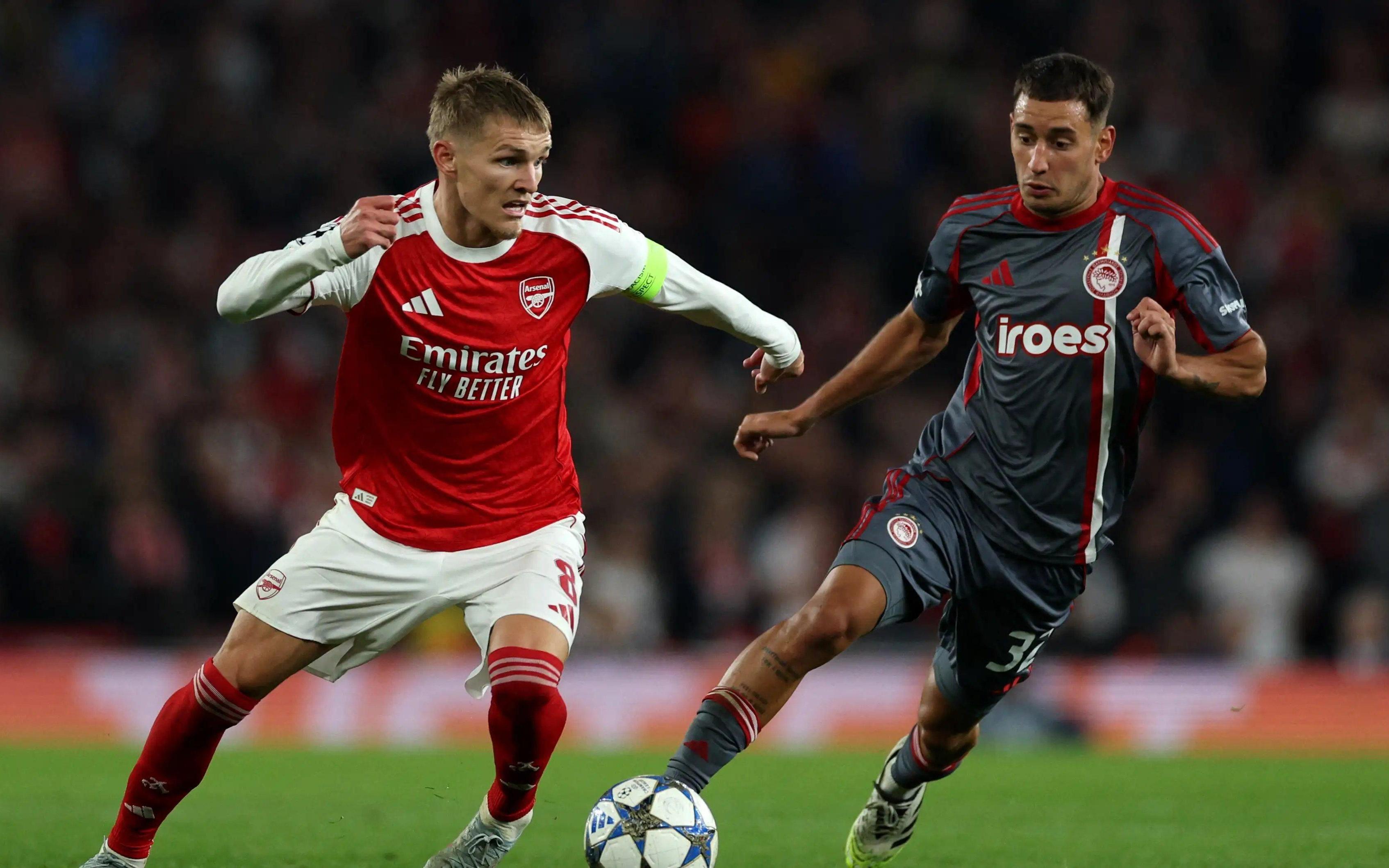 厄德高：回归的感觉很棒，为前锋创造机会是我的职责