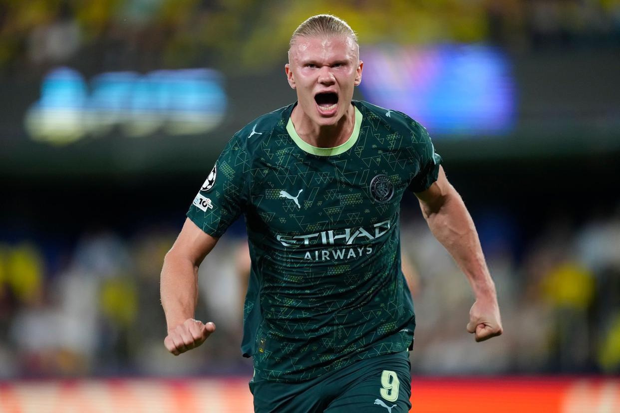 20！12战狂轰22球，哈兰德比肩C罗，曼城轻取黄潜，豪取3连胜