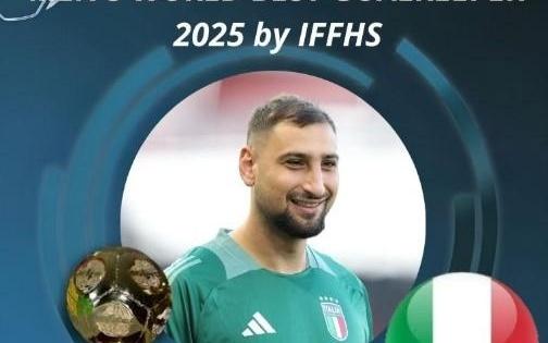 官方：多纳鲁马当选IFFHS年度最佳男