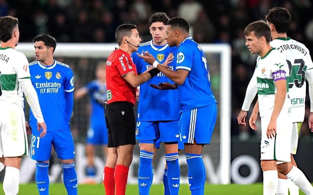 RMC：姆巴佩在对埃尔切时数次骂裁判